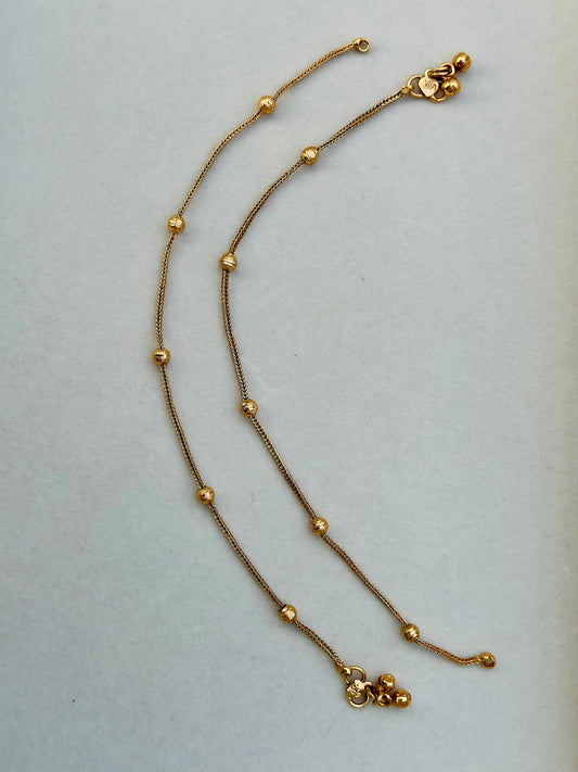 Advika Kundan Anklet