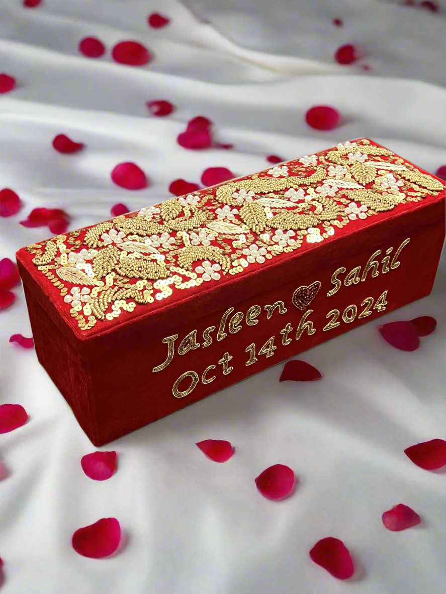 Custom Embroidered Chura Box