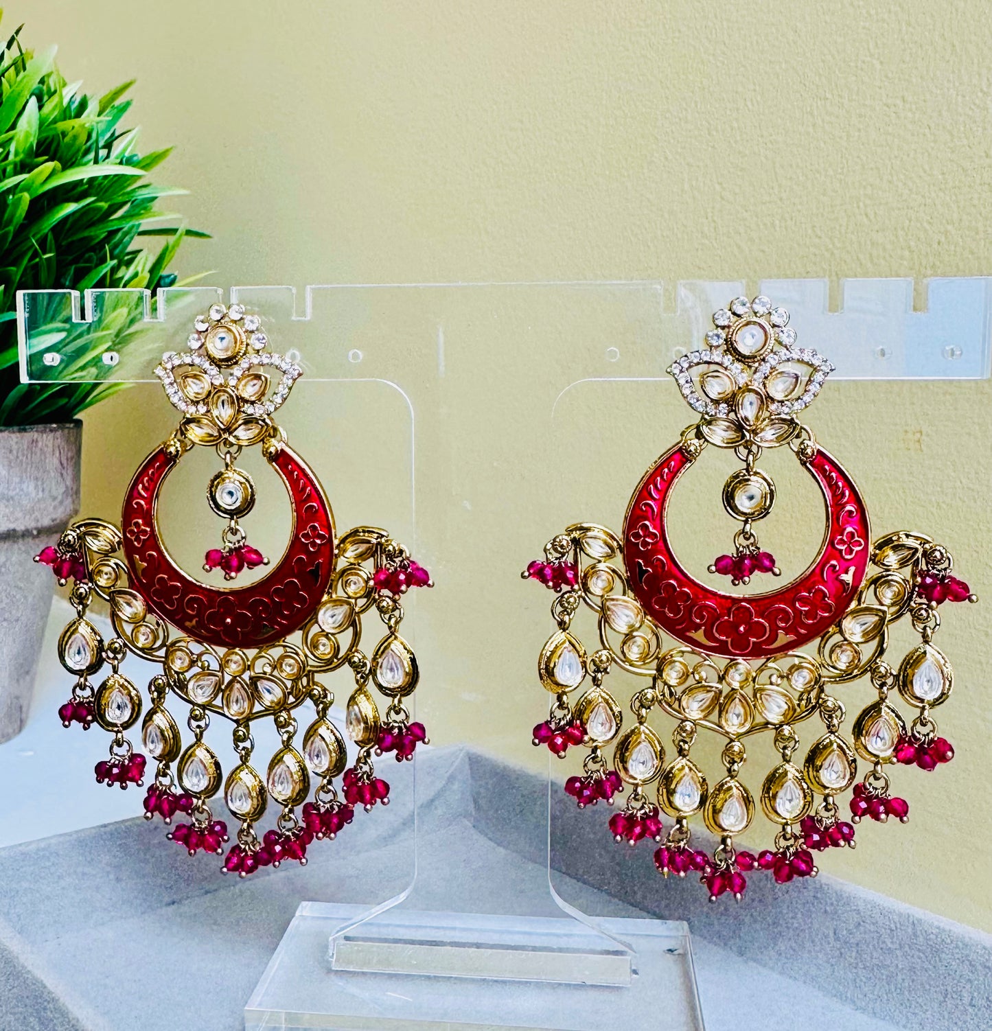 Kaya Kundan Earrings