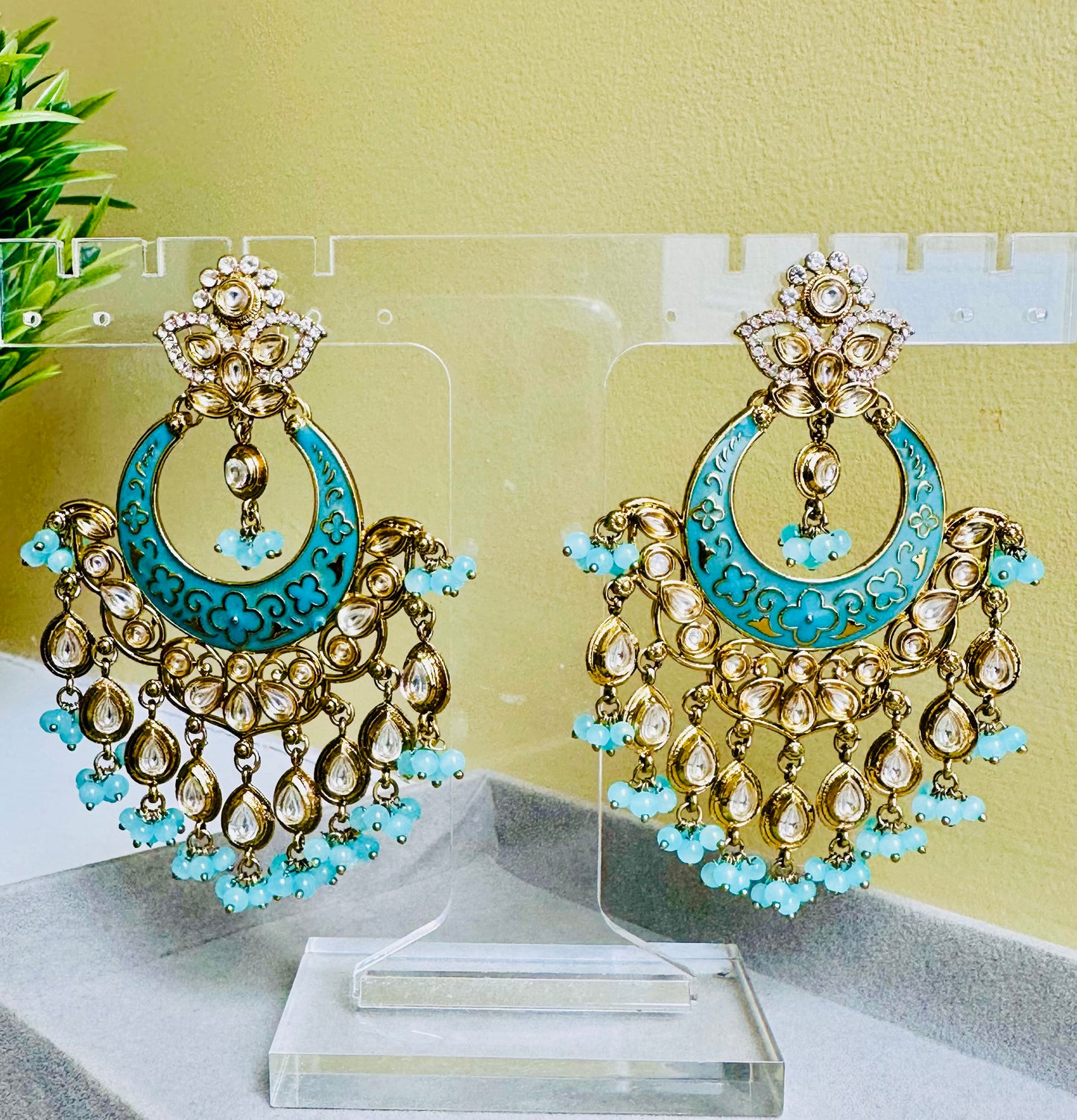 Kaya Kundan Earrings