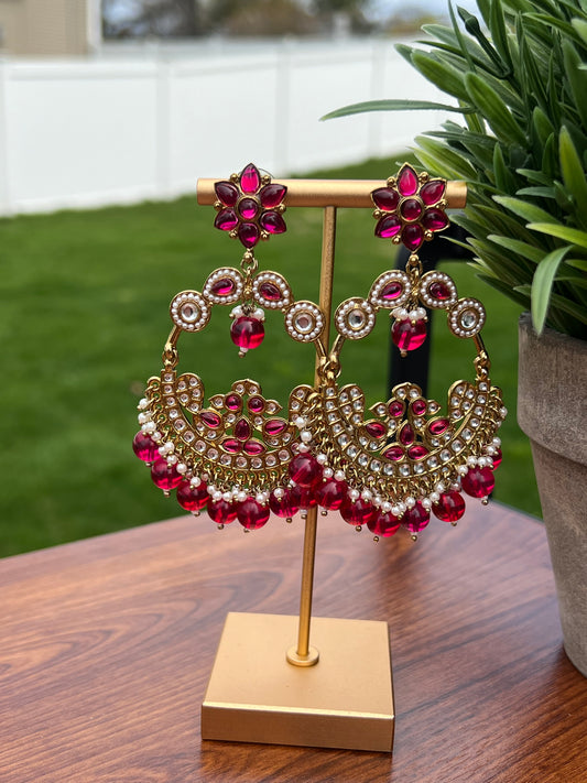 Aashvi Kundan Earrings