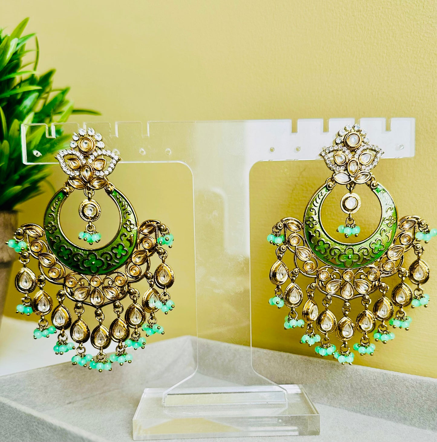 Kaya Kundan Earrings