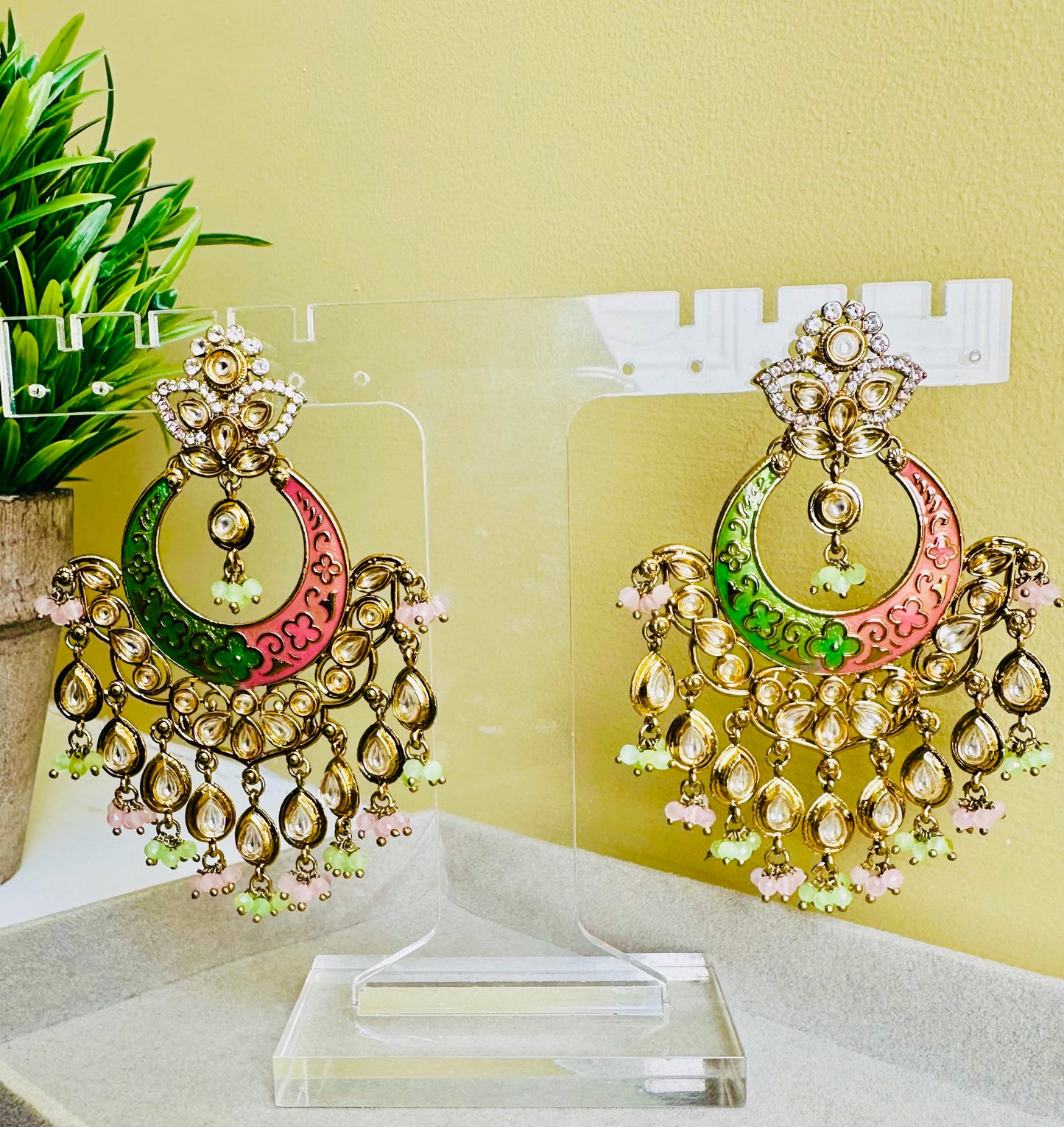 Kaya Kundan Earrings