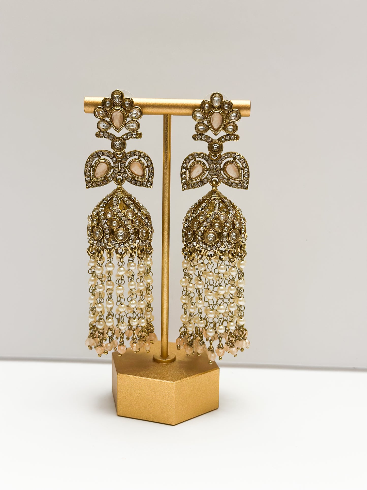 Saima Kundan Jhumki Earrings