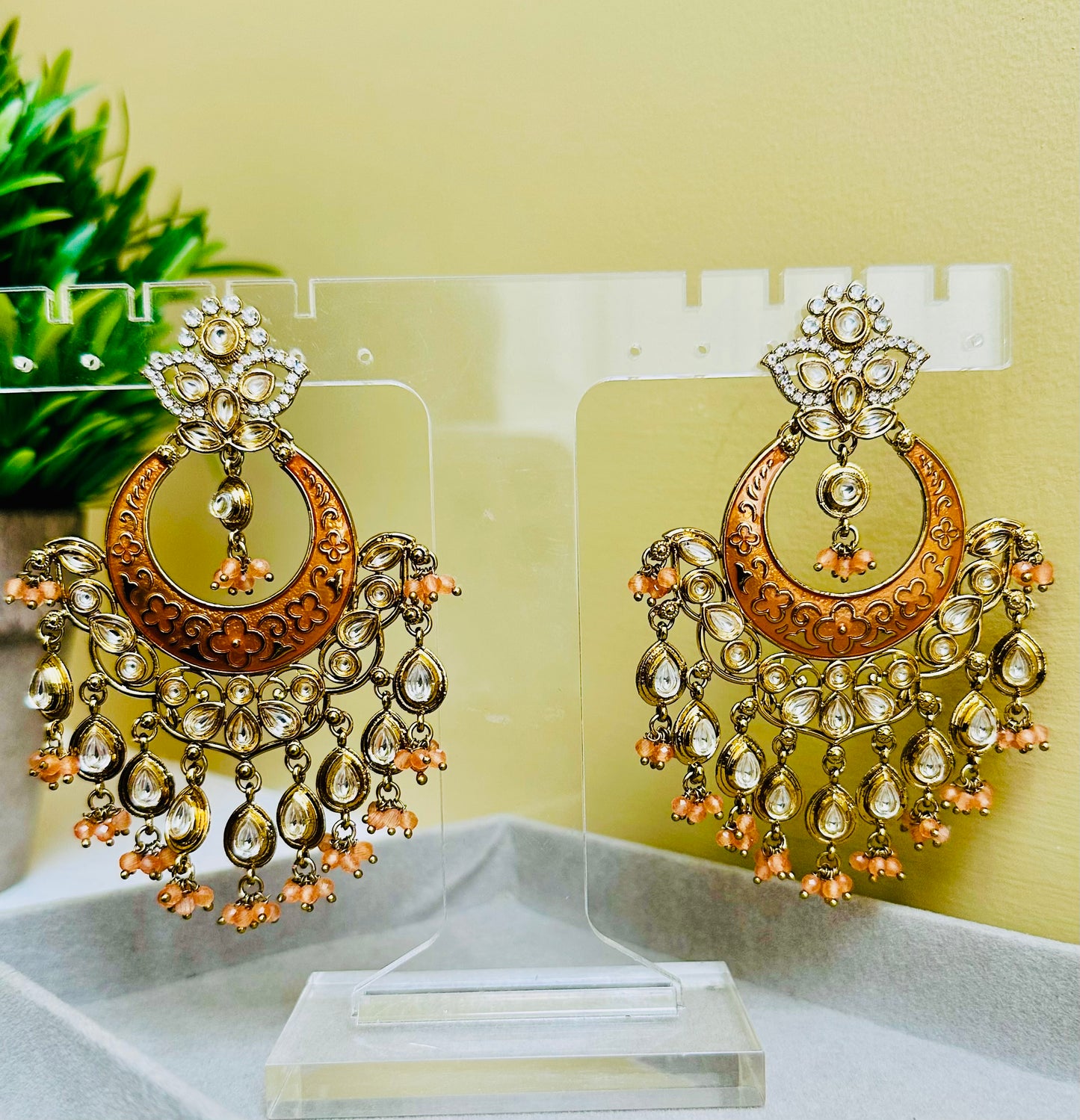 Kaya Kundan Earrings