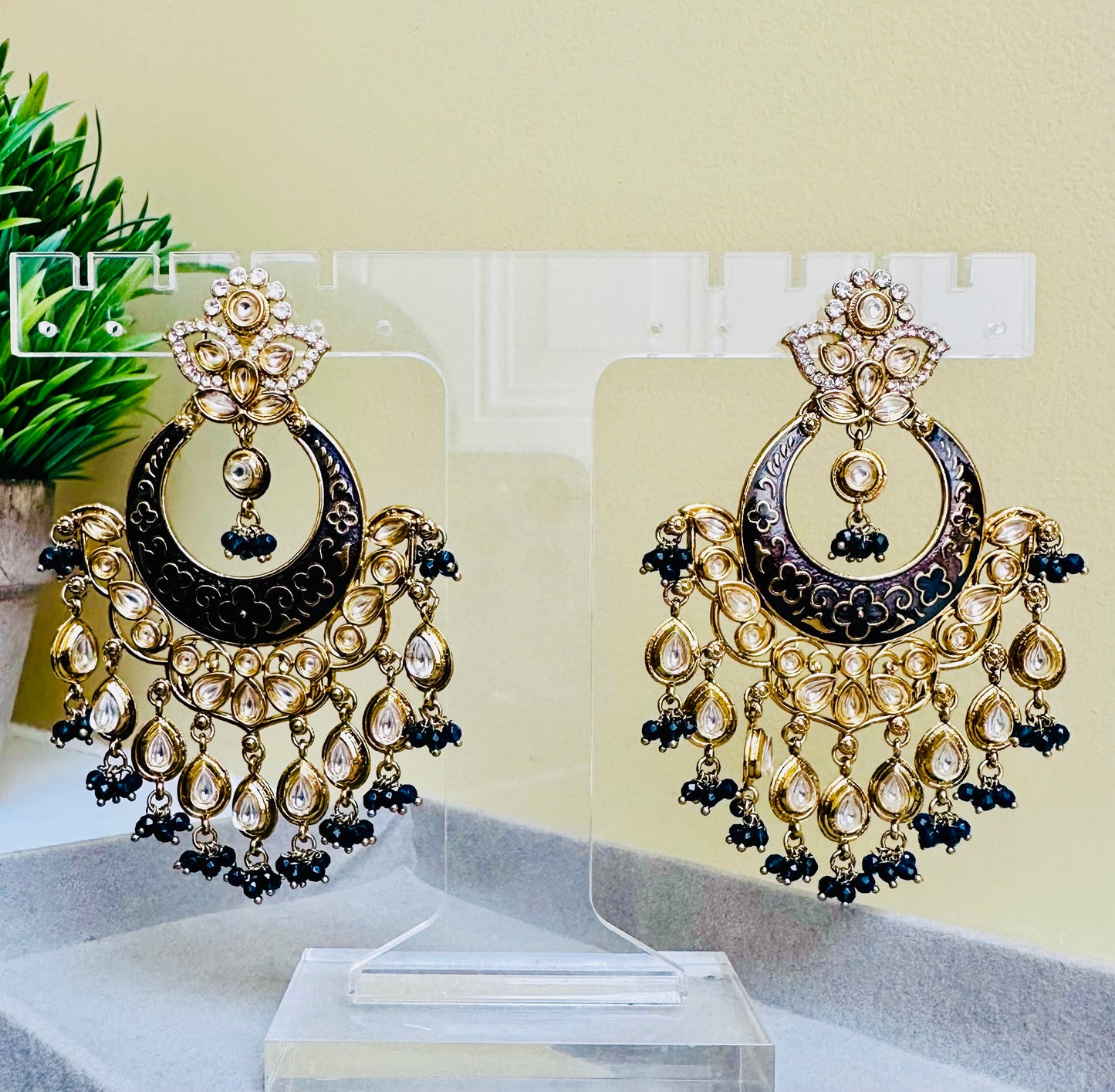 Kaya Kundan Earrings