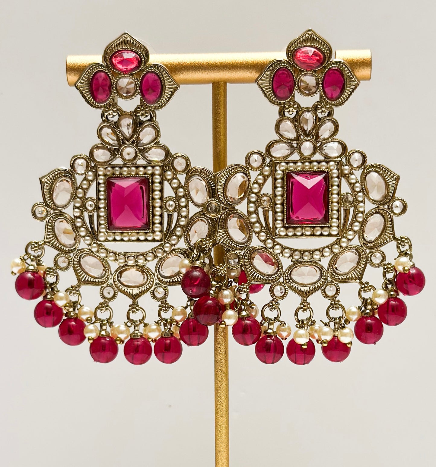 Sona Kundan Earrings