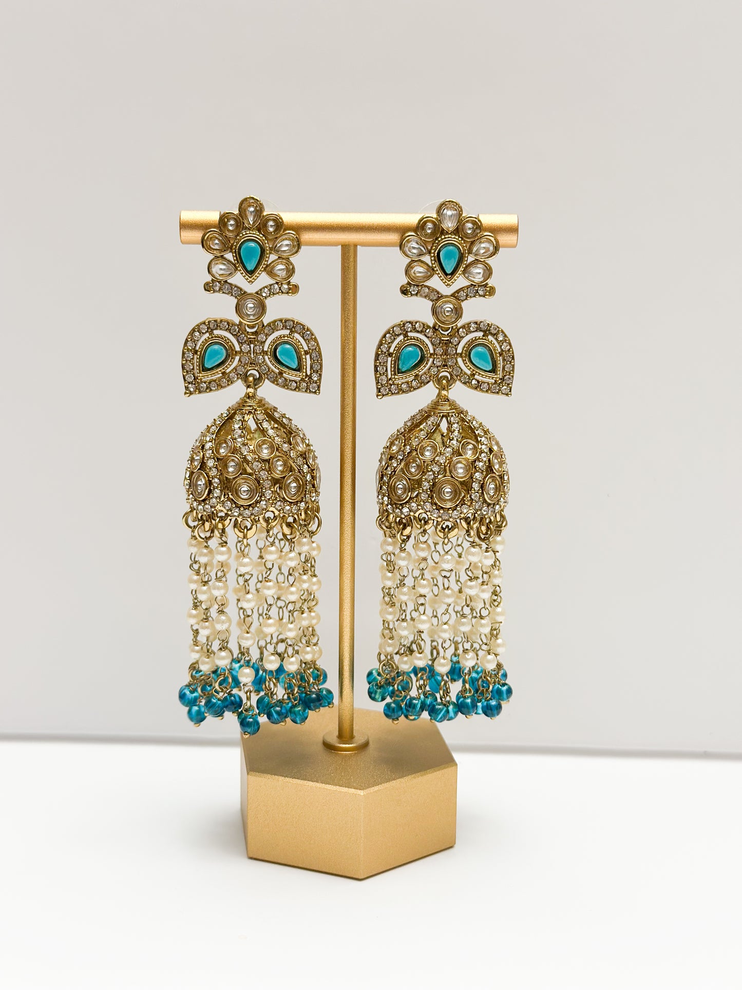 Saima Kundan Jhumki Earrings