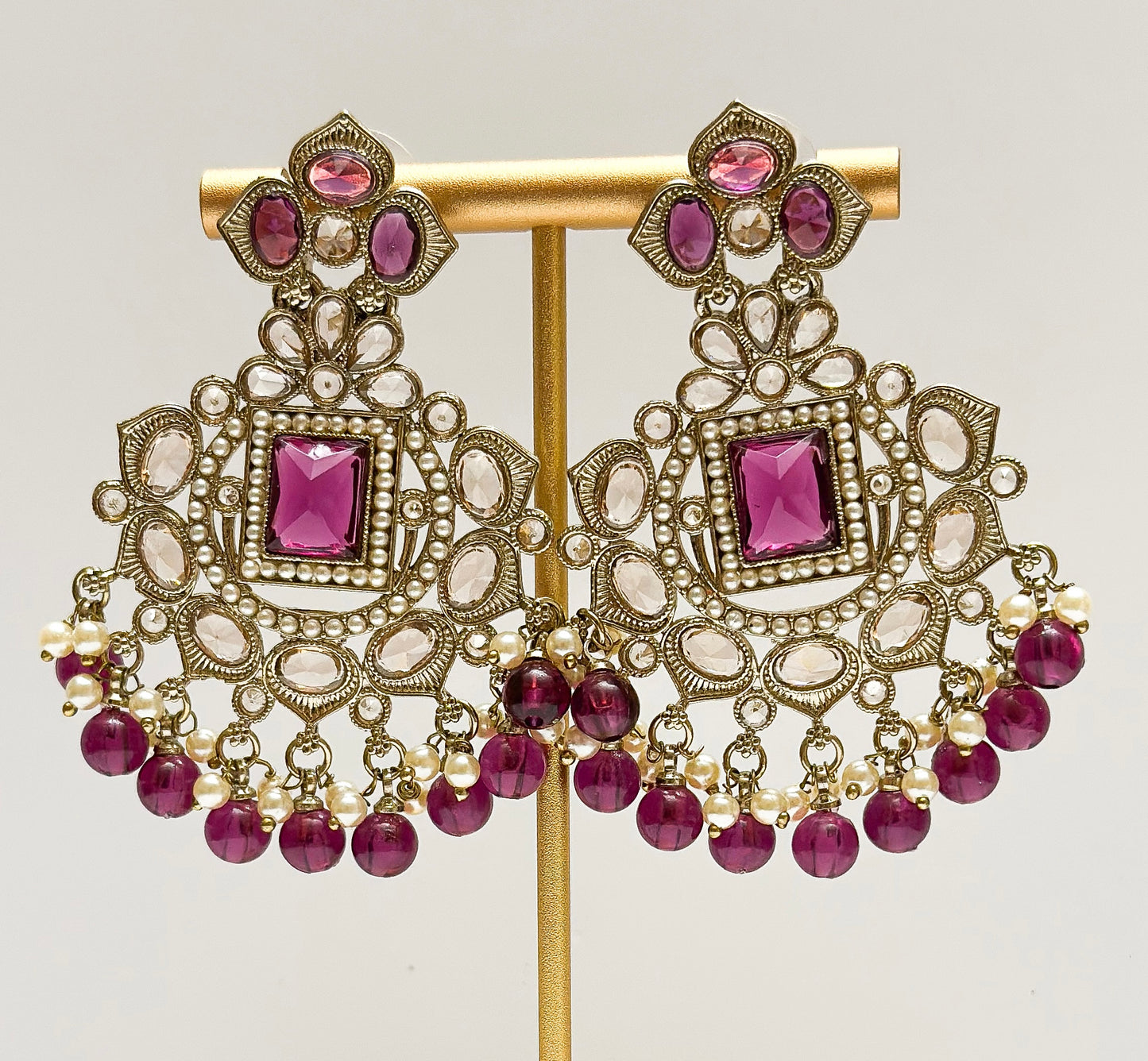 Sona Kundan Earrings