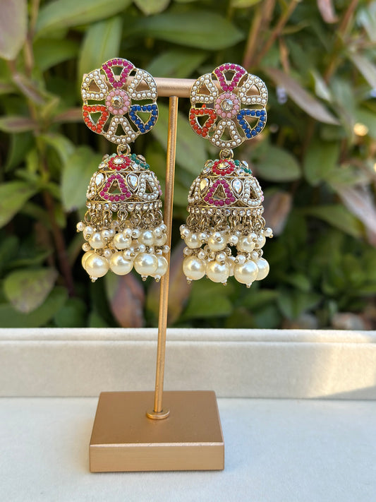 Niza Jhumki Earrings