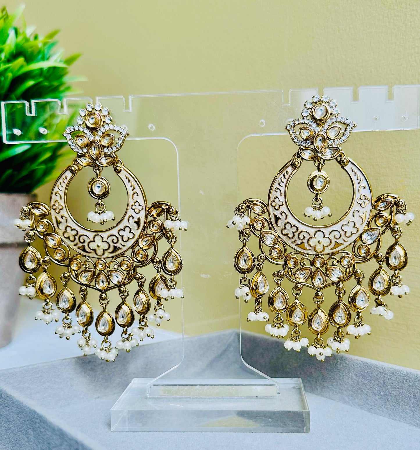 Kaya Kundan Earrings