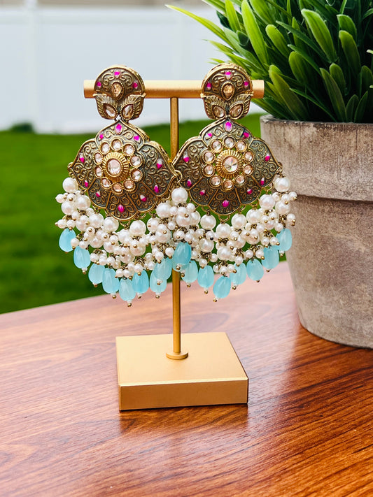 Adya Meenakari Earrings