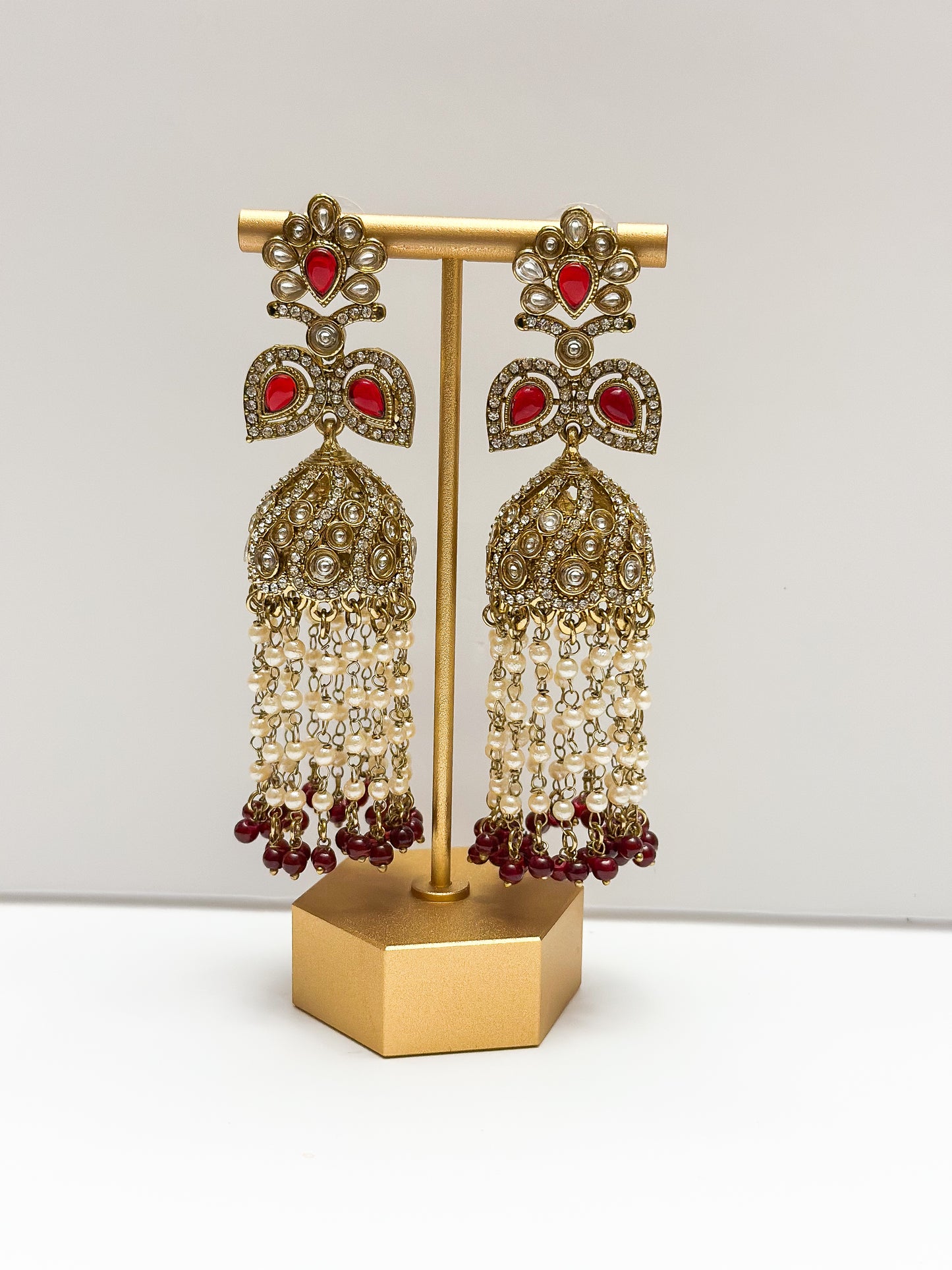 Saima Kundan Jhumki Earrings