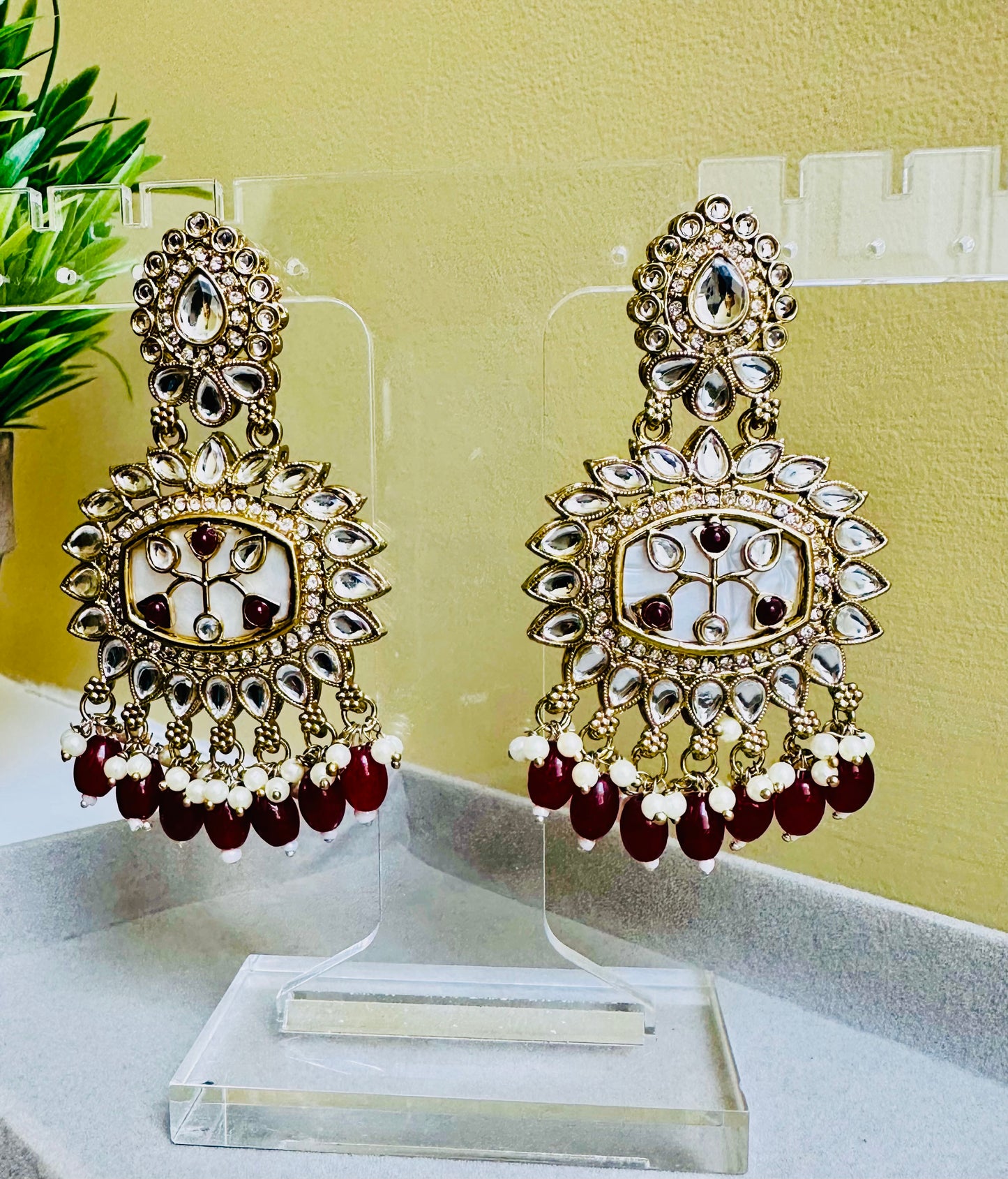 Maya Kundan Earrings