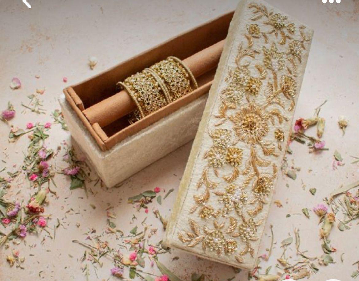 Custom Embroidered Chura Box