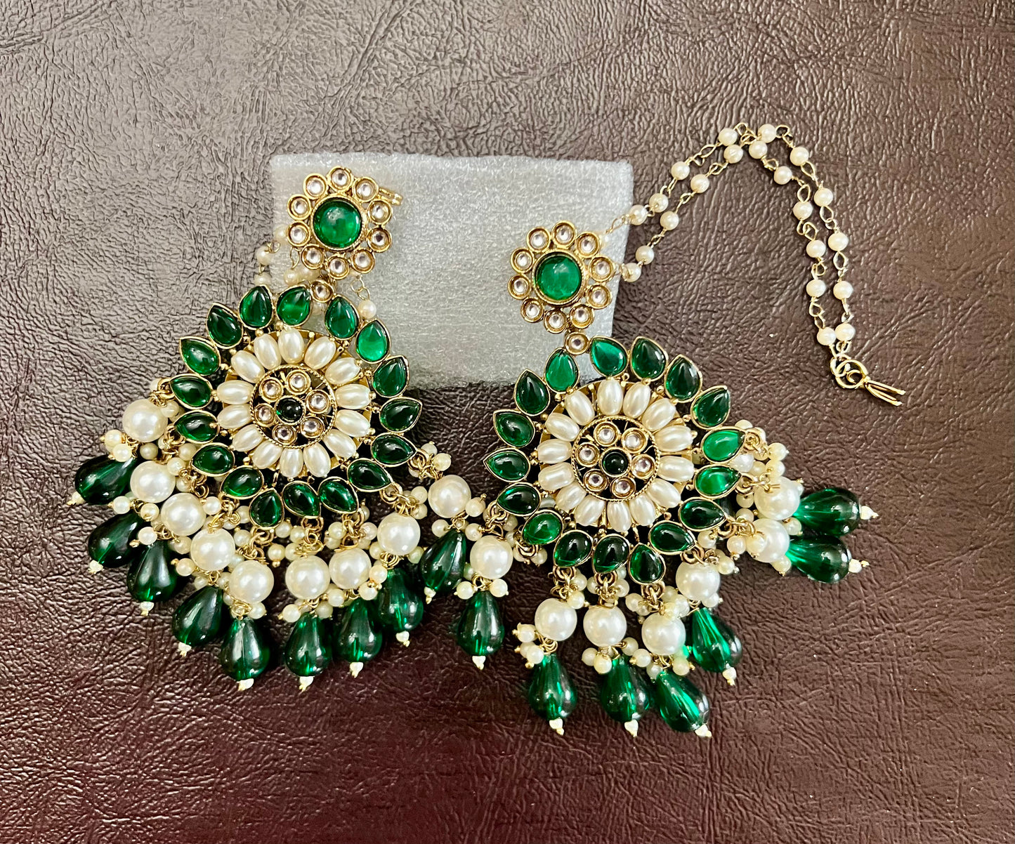 Vibha Earrings with Removable Sahare